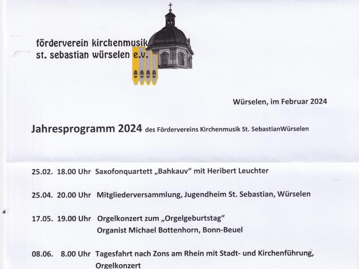 2024 Kirchenmusik St. Sebastian