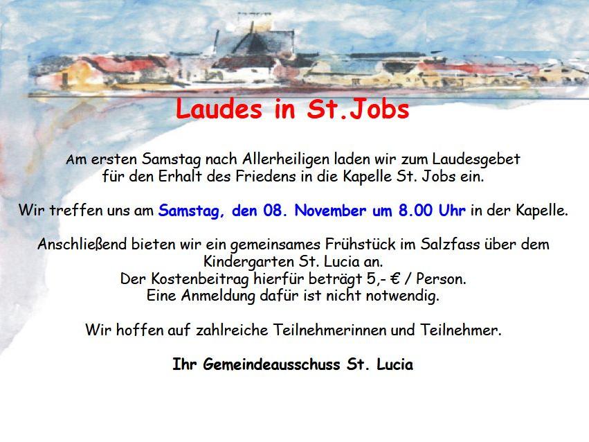 251108-Laudes St. Jobs