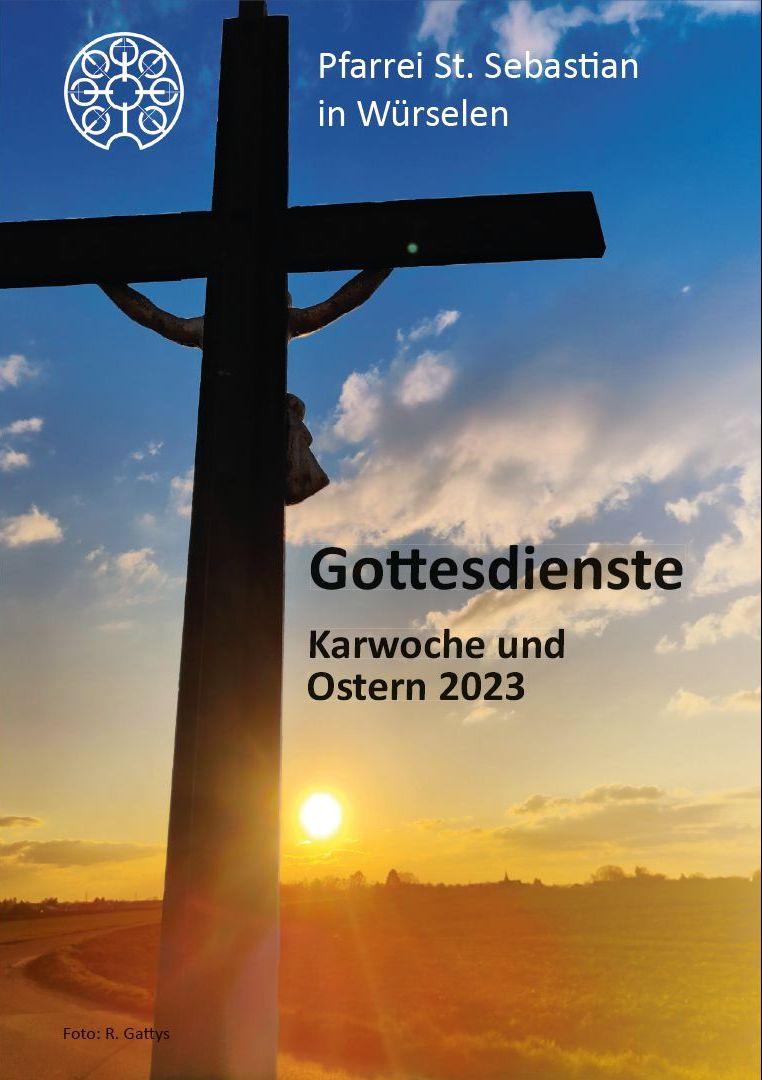 Flyer Karwoche Ostern 2023_01 (c) Pfarrei St. Sebastian