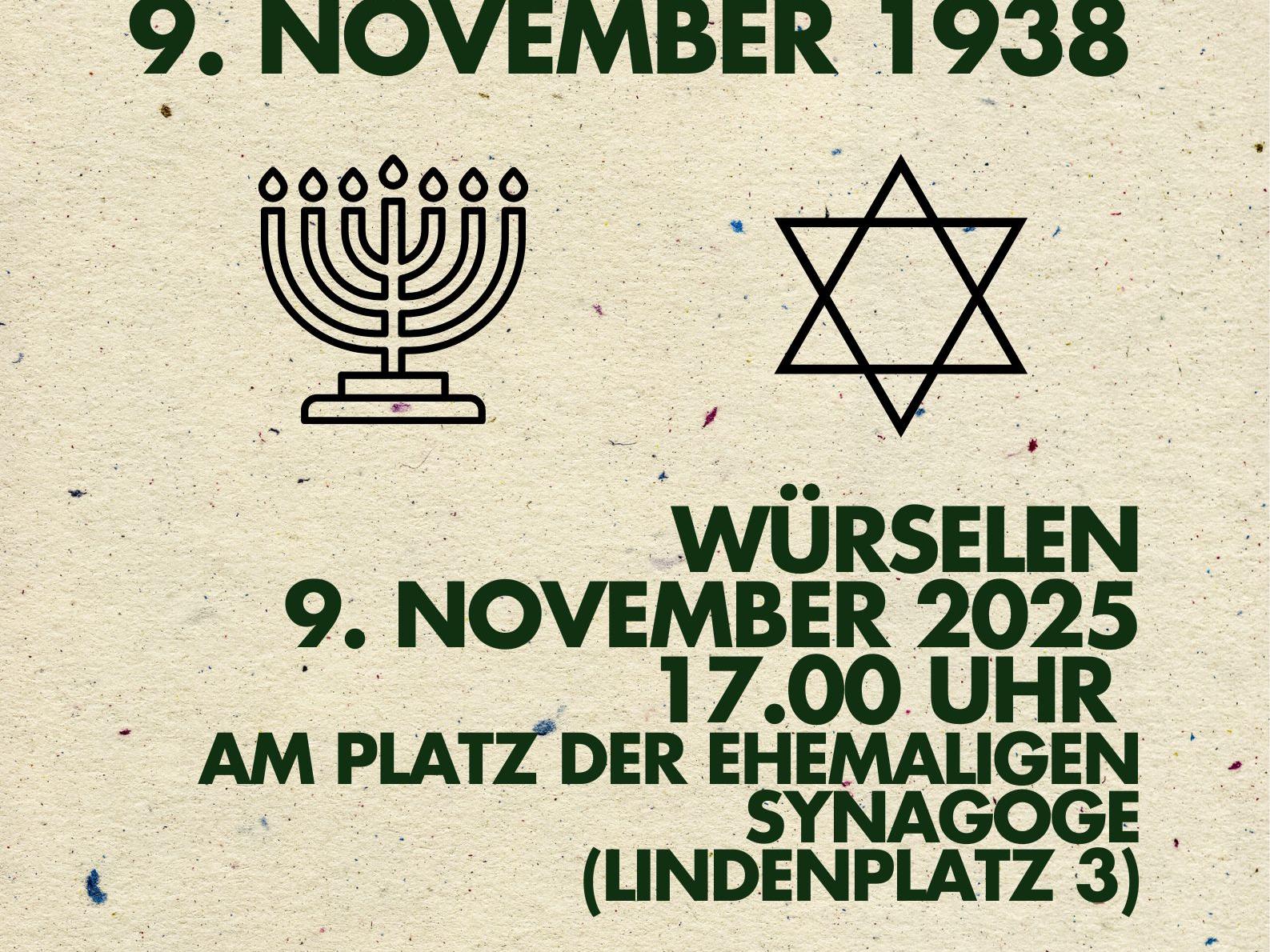 Gedenken 9.11.2025