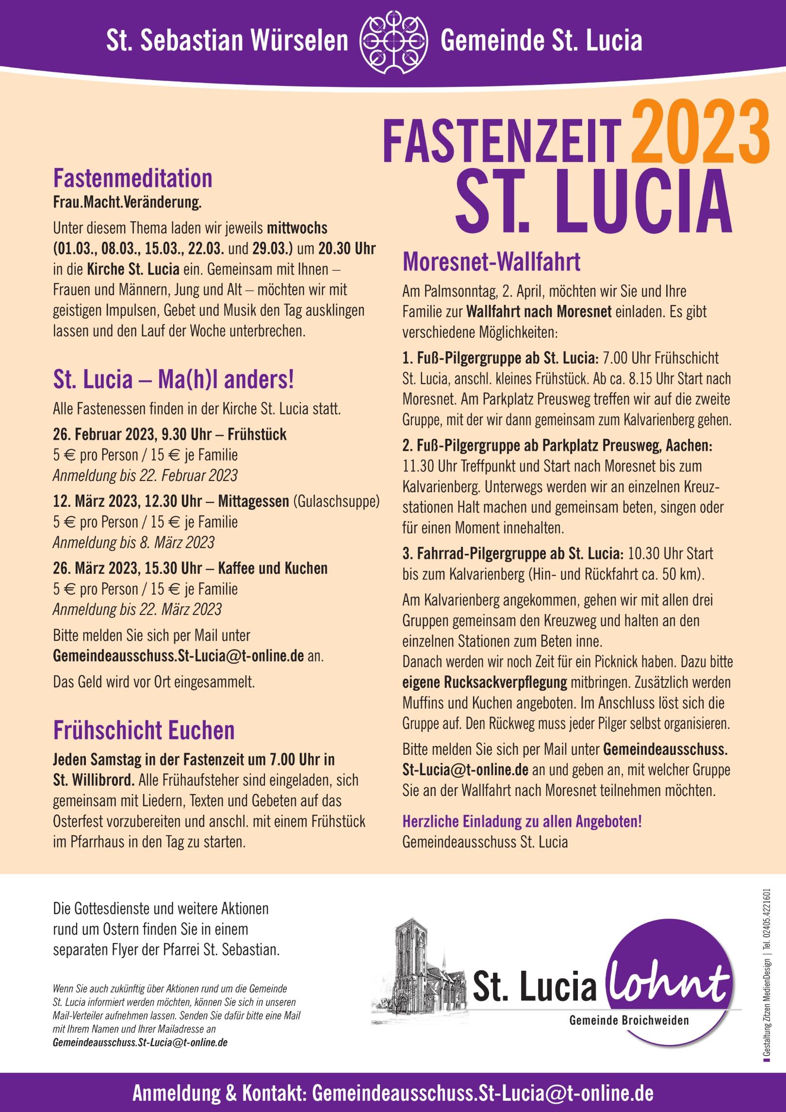 St. Lucia Fastenzeit 2023 (c) GA Lucia