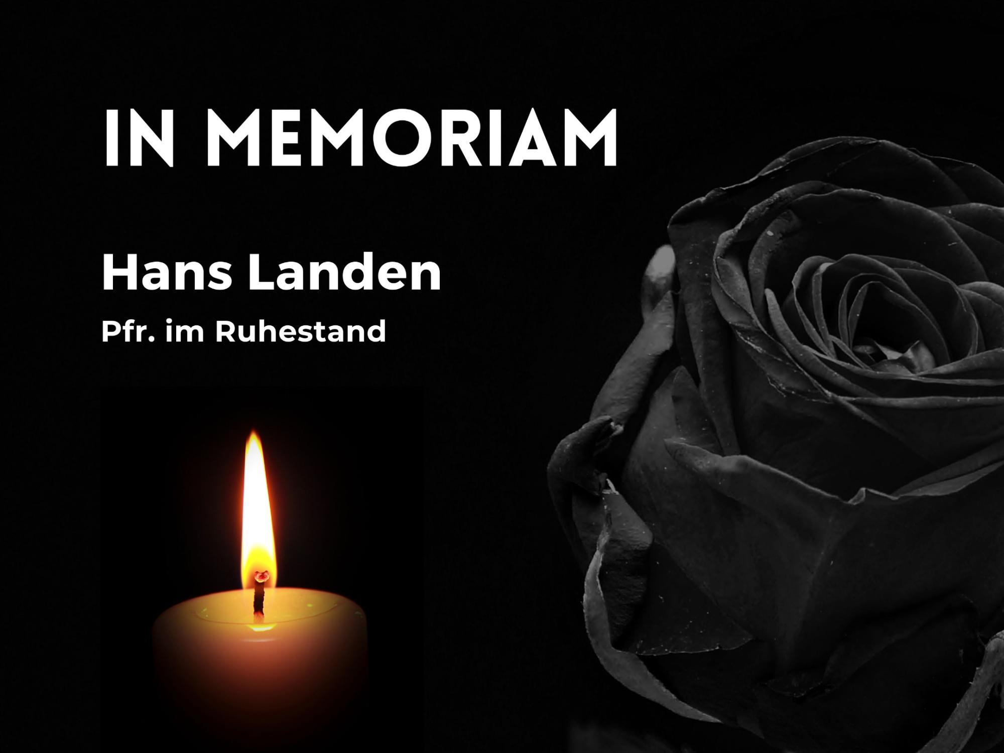 In Memoriam Hans Landen