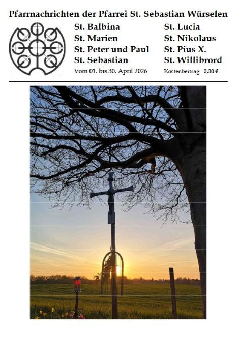 Pfarrnachrichten 26-04 Titel (c) Pfarrei St. Sebastian