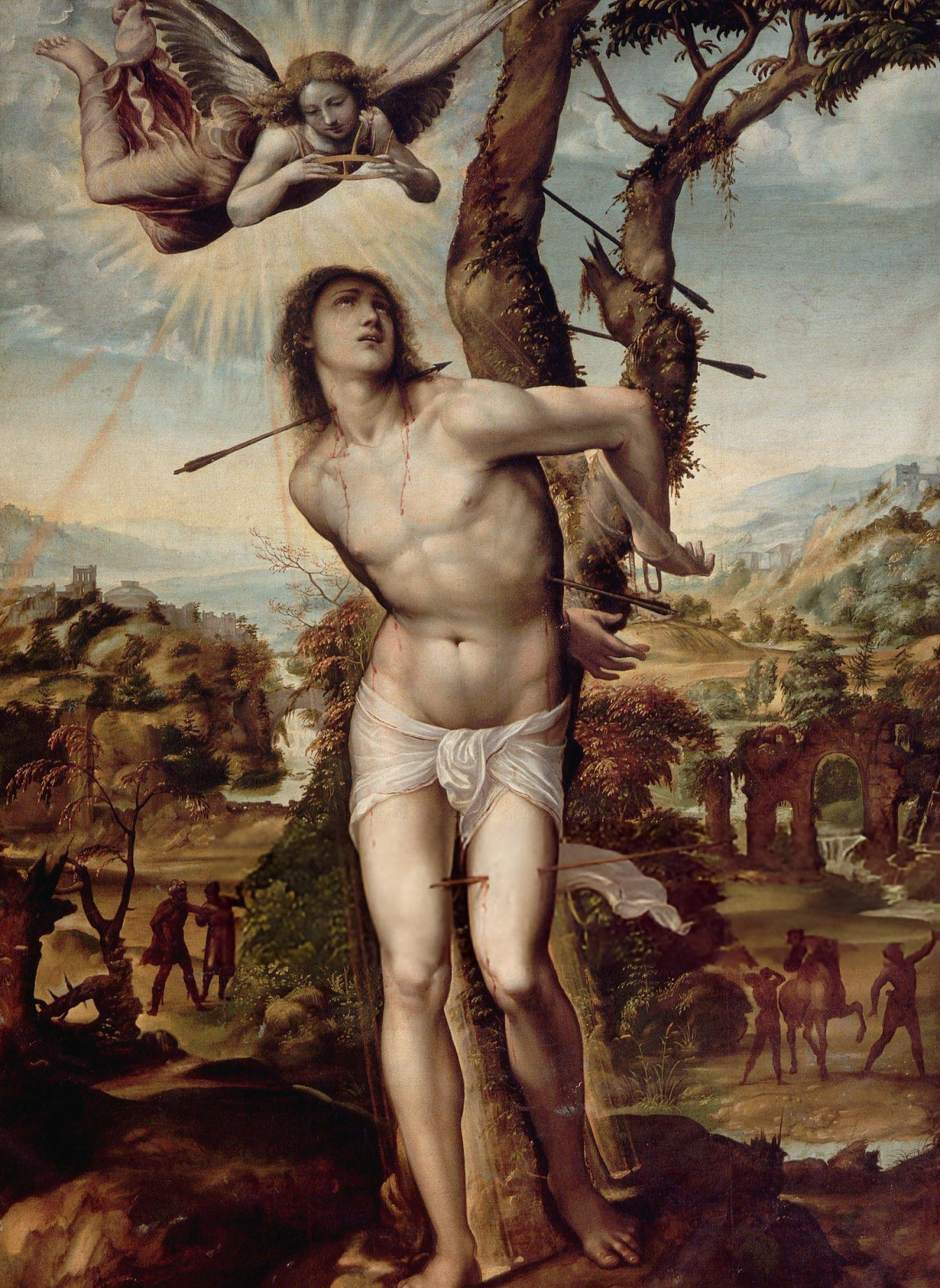 St._Sebastian_by_Sodoma (c) Uffizien_bei_Wikipedia