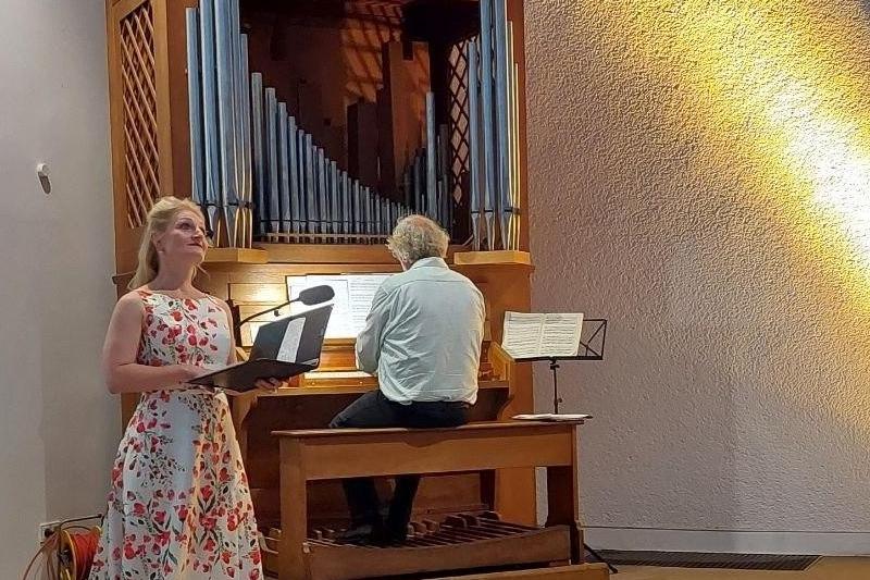 Barock-Konzert Viaggio in Paradiso am 20. August 2026 mit Kerstien Auerbach (Bassoalto) und Alexander Patrushin (Orgel)