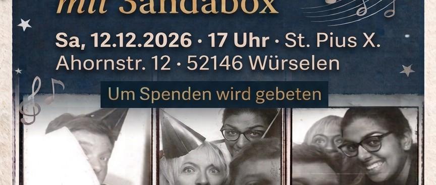 Weihnachtliches Mitsingkonzert 3andabox